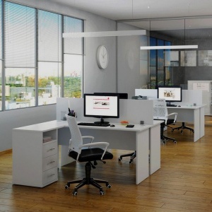 Современный офисный интерьер – с мебелью линейки TREND